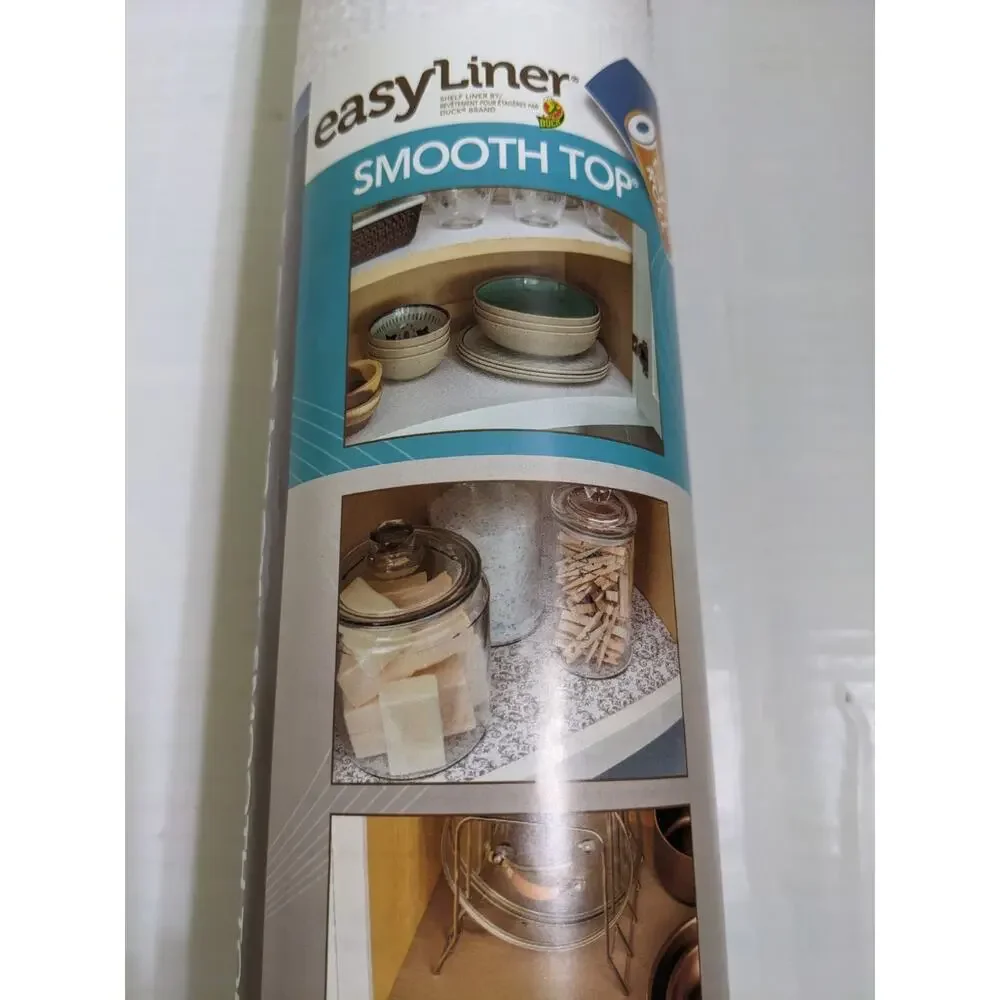 NEW Duck Brand EasyLiner Smooth Top Shelf Liner 20